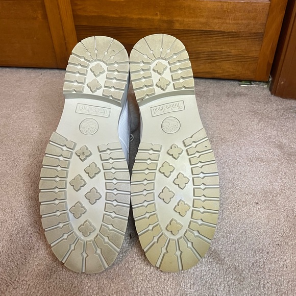 Timberland Limited Edition Rare All White Winter With Fur 8.5 - Picture 4 of 5